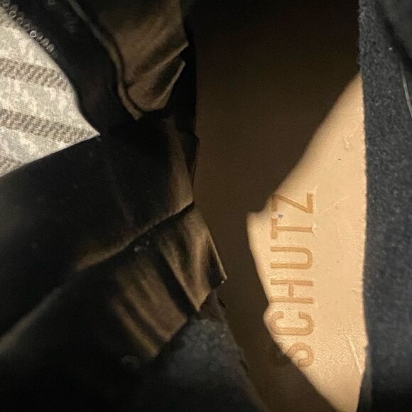 Schutz | Schutz Kendy black patent leather mid-calf boots Lug sole NWOB size 6 - Picture 10 of 12